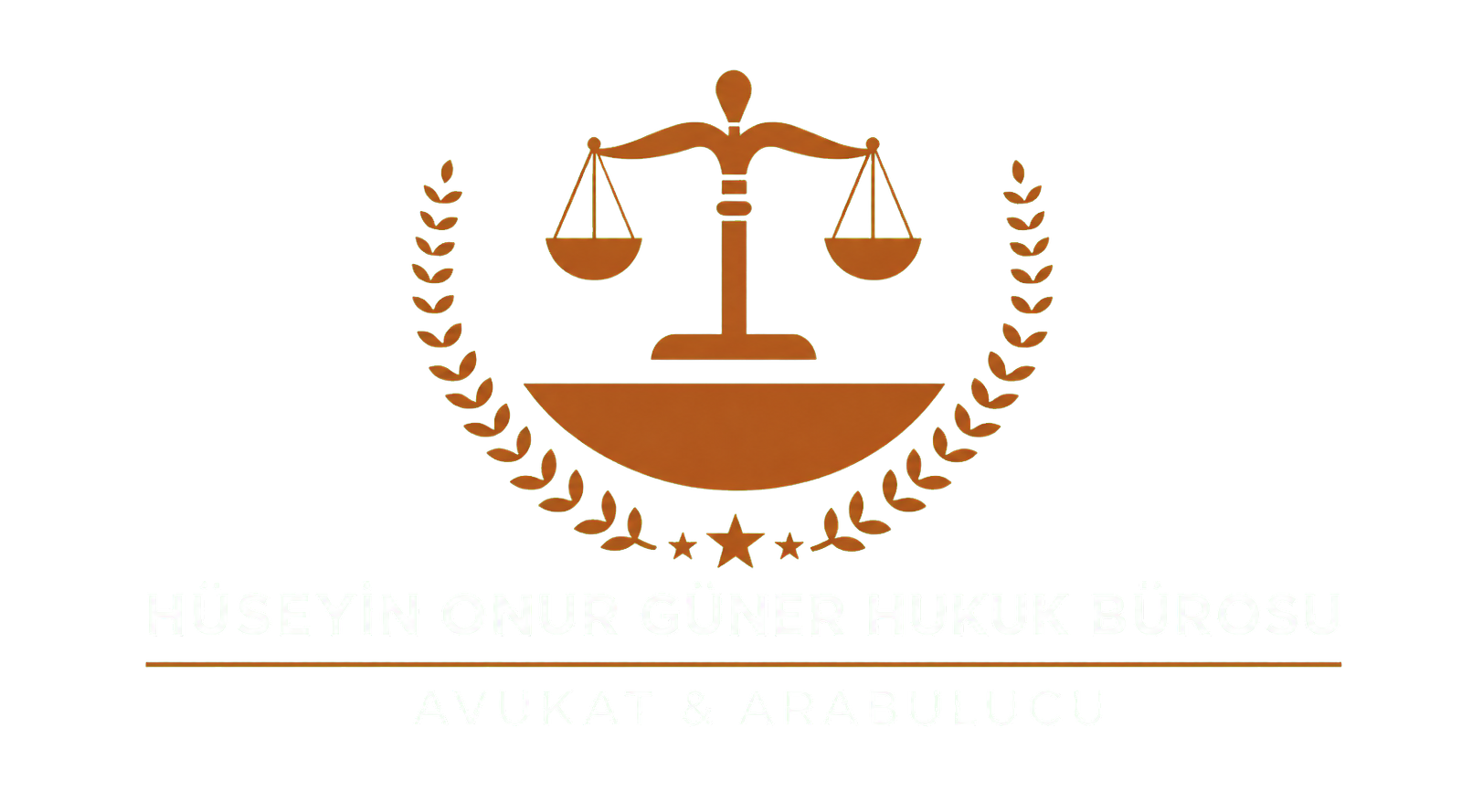 Hüseyin Onur Güner Hukuk Bürosu, Avukat ve Arabulucu logosu